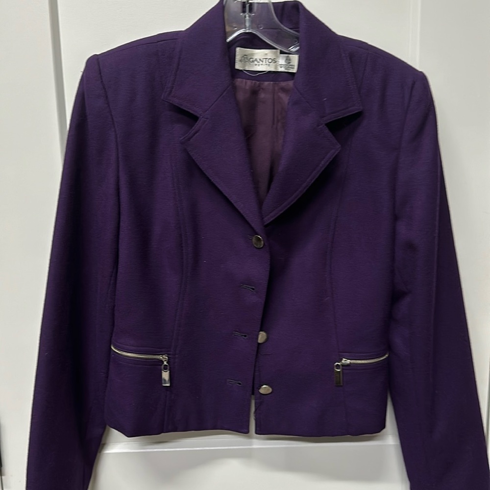 Gantos wool purple jacket or blazer